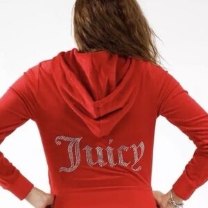 Juicy Couture Red Women's Hoodie